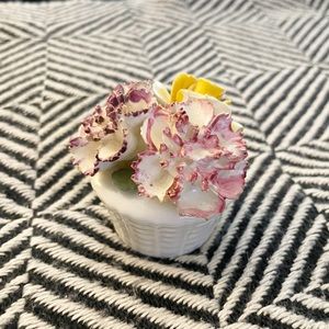 Vintage Sandford Fine Bone China Flower Figurine